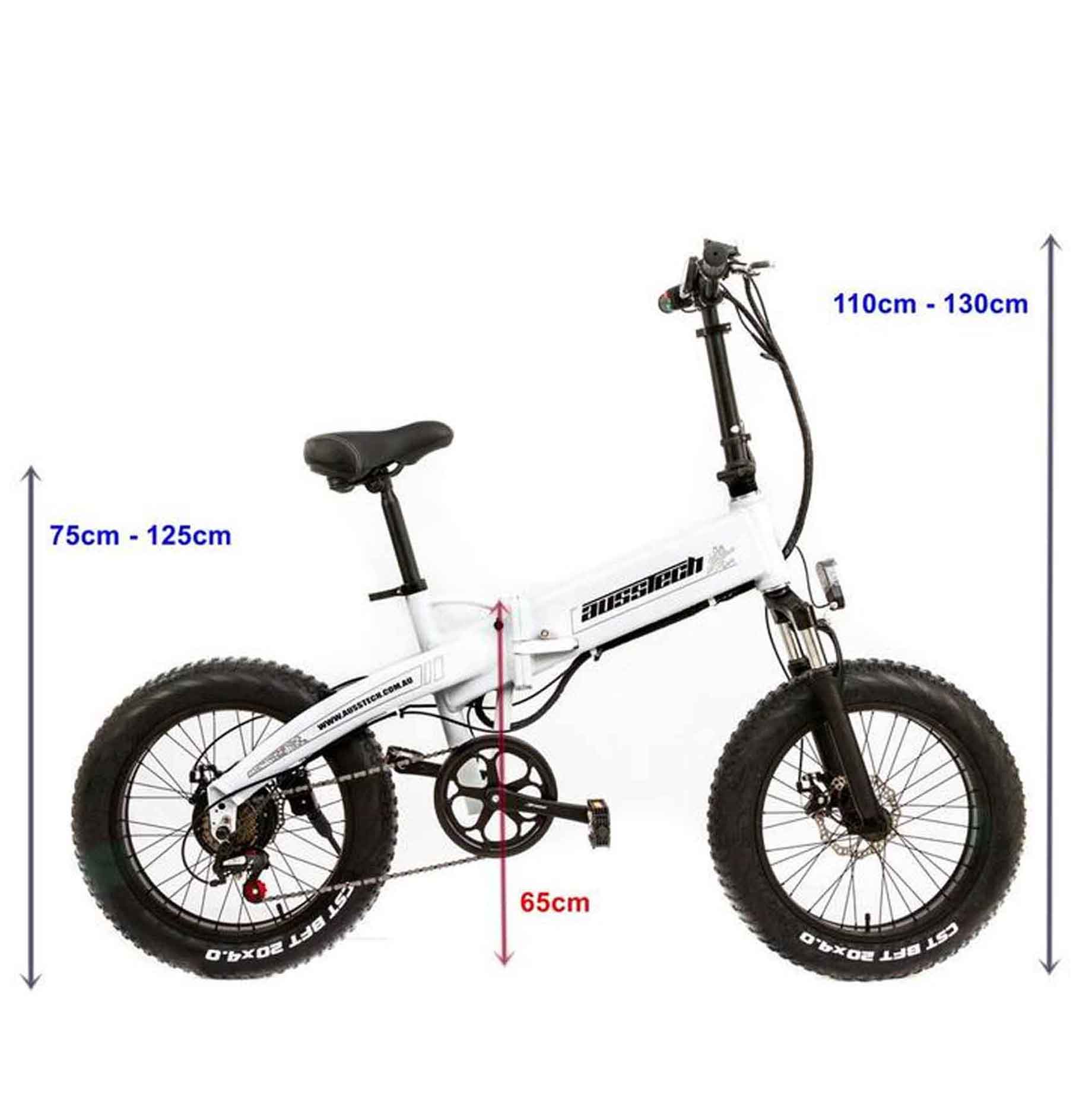 Ausstech Beach Rider Folding Electric Bike - Image 8
