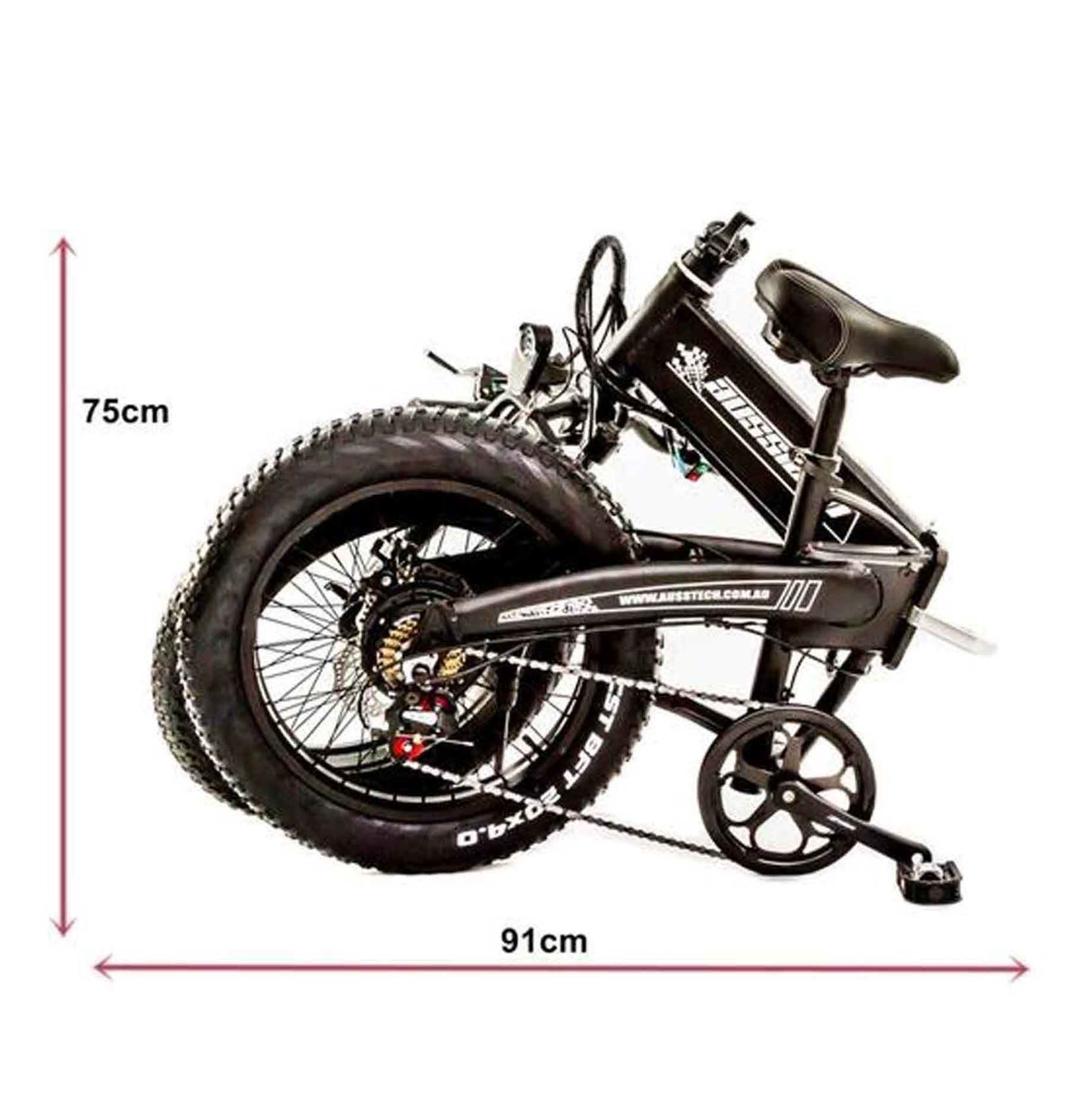 Ausstech Beach Rider Folding Electric Bike - Image 9