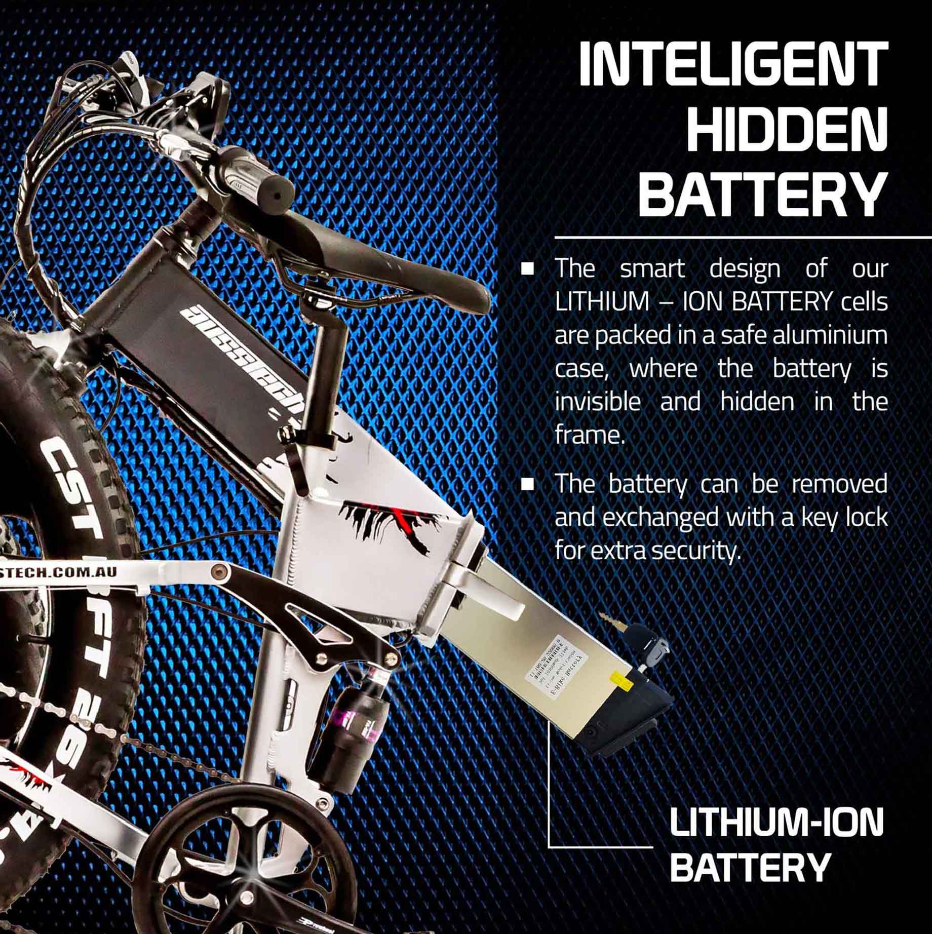 Ausstech Monster Folding Electric Bike - Image 12
