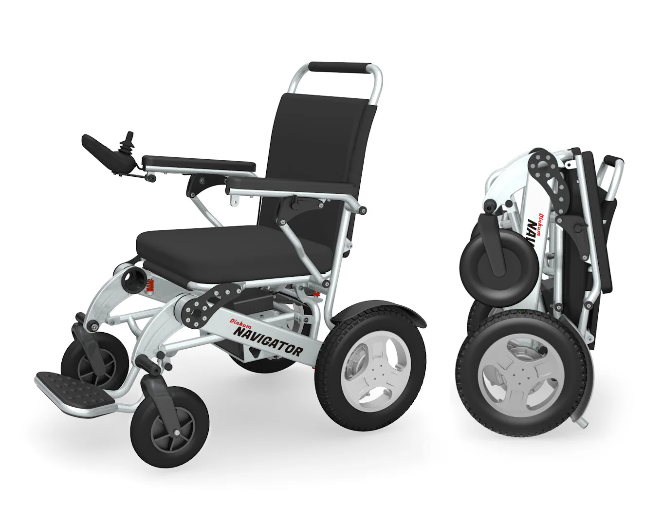 Dinkum Navigator Foldable Electric Mobility Wheelchair - Image 3