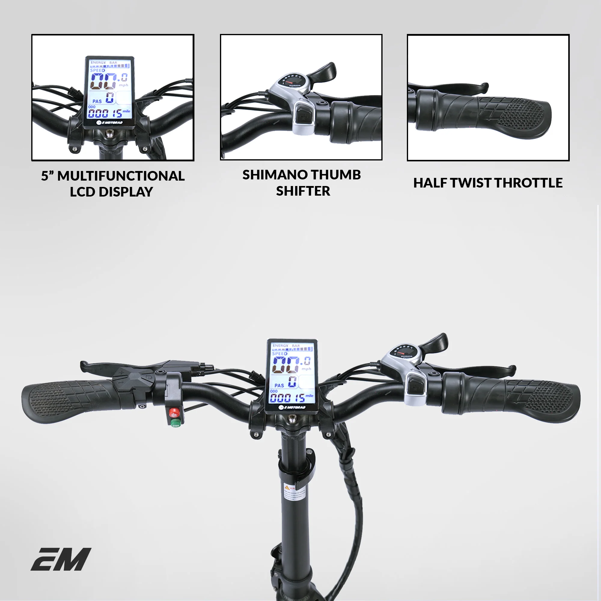 Emotorad Doodle Electric Folding Bike - Image 7