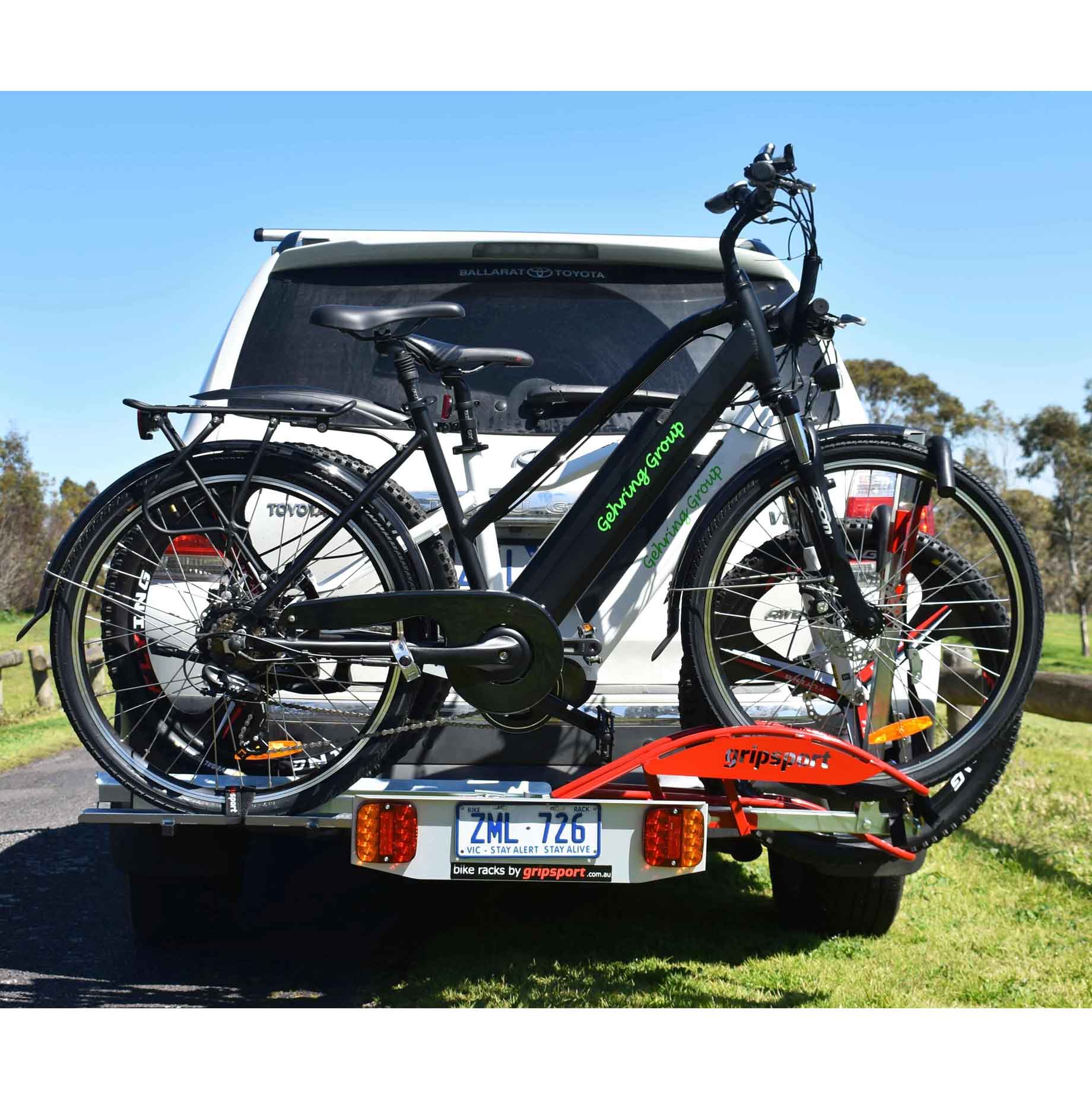 GS Urban Electric Bike Rack-Carry Up To 2 Bikes Max 3" Width Tyres - Image 4
