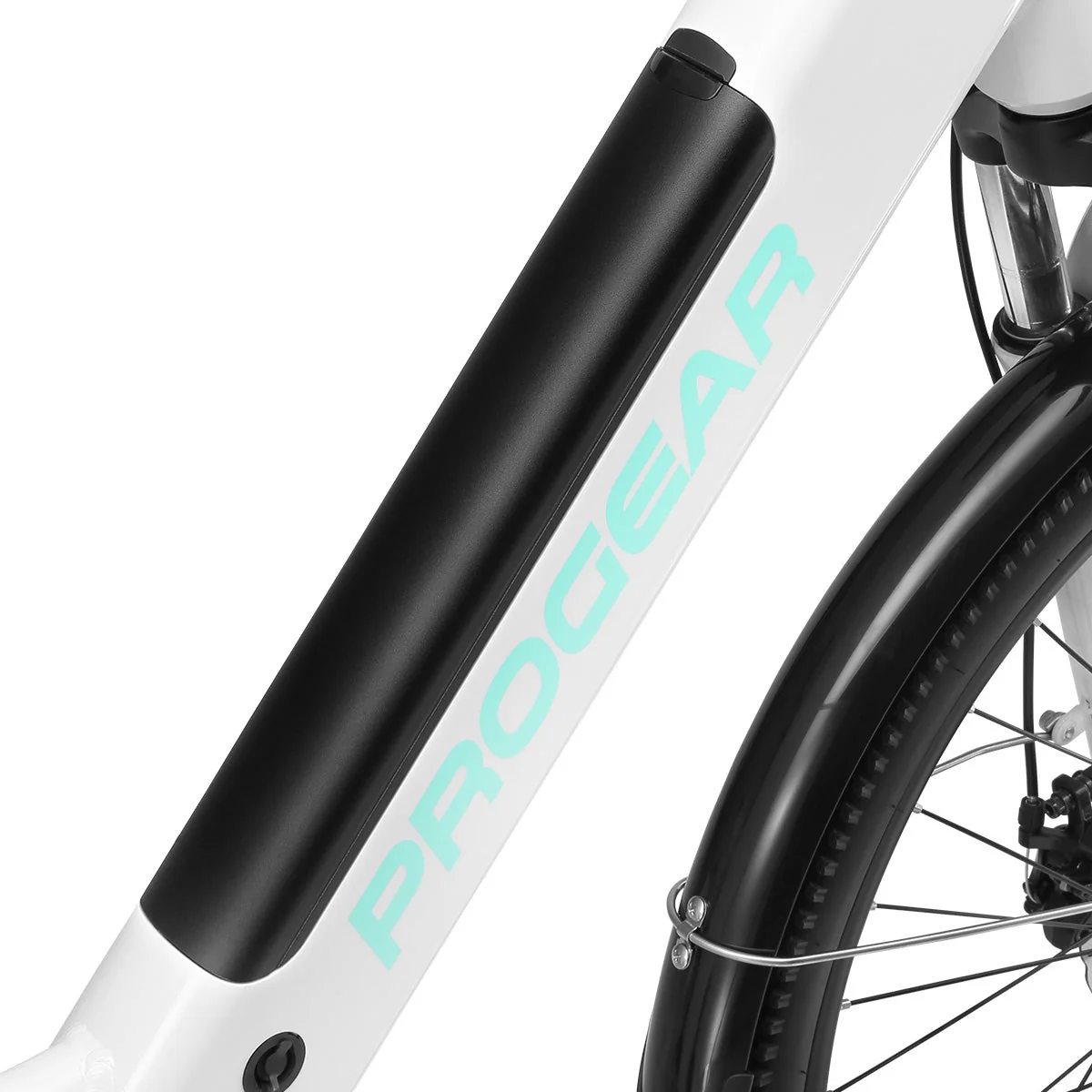 Progear E-Sierra Ladies 26*17" Hybrid E-Bike Whisper White - Image 3