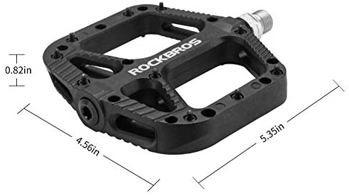 RockBros Nylon Composite Bearing Pedals 4.56" x 5.35" - Image 10