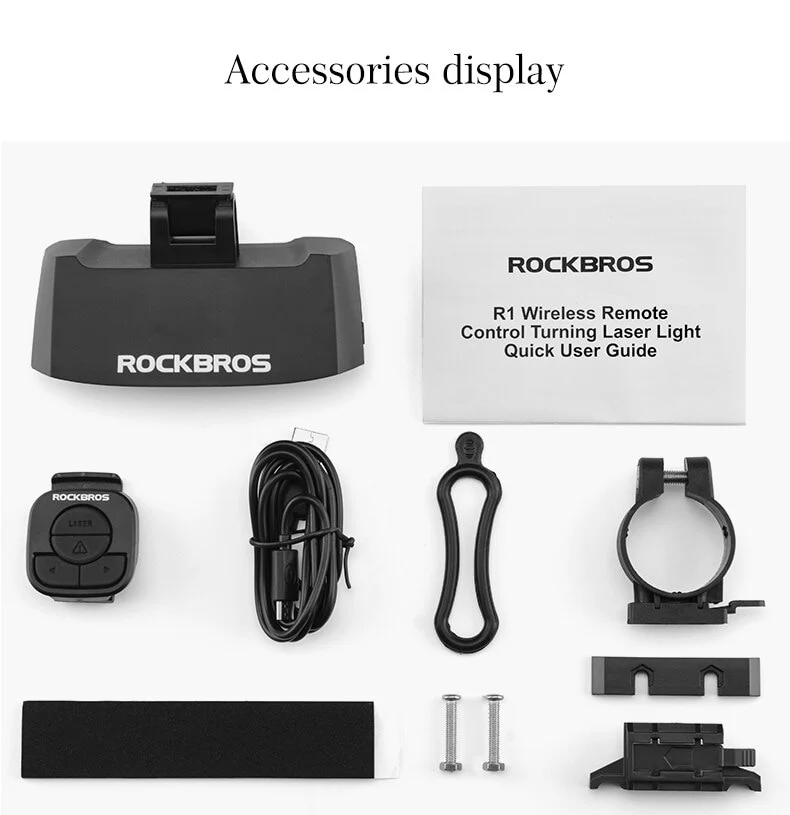 ROCKBROS Bicycle Saddle LED Light Indicator With Remote Control - Image 8