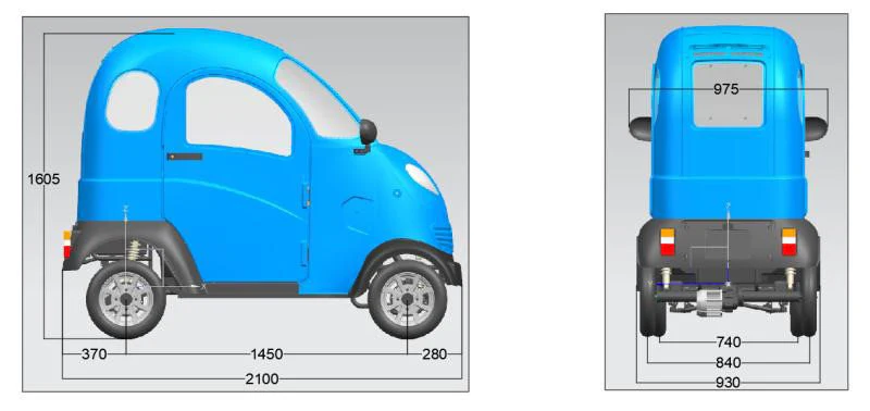 Ronica Trade Ladybug Enclosed Mobility Scooter - Image 4