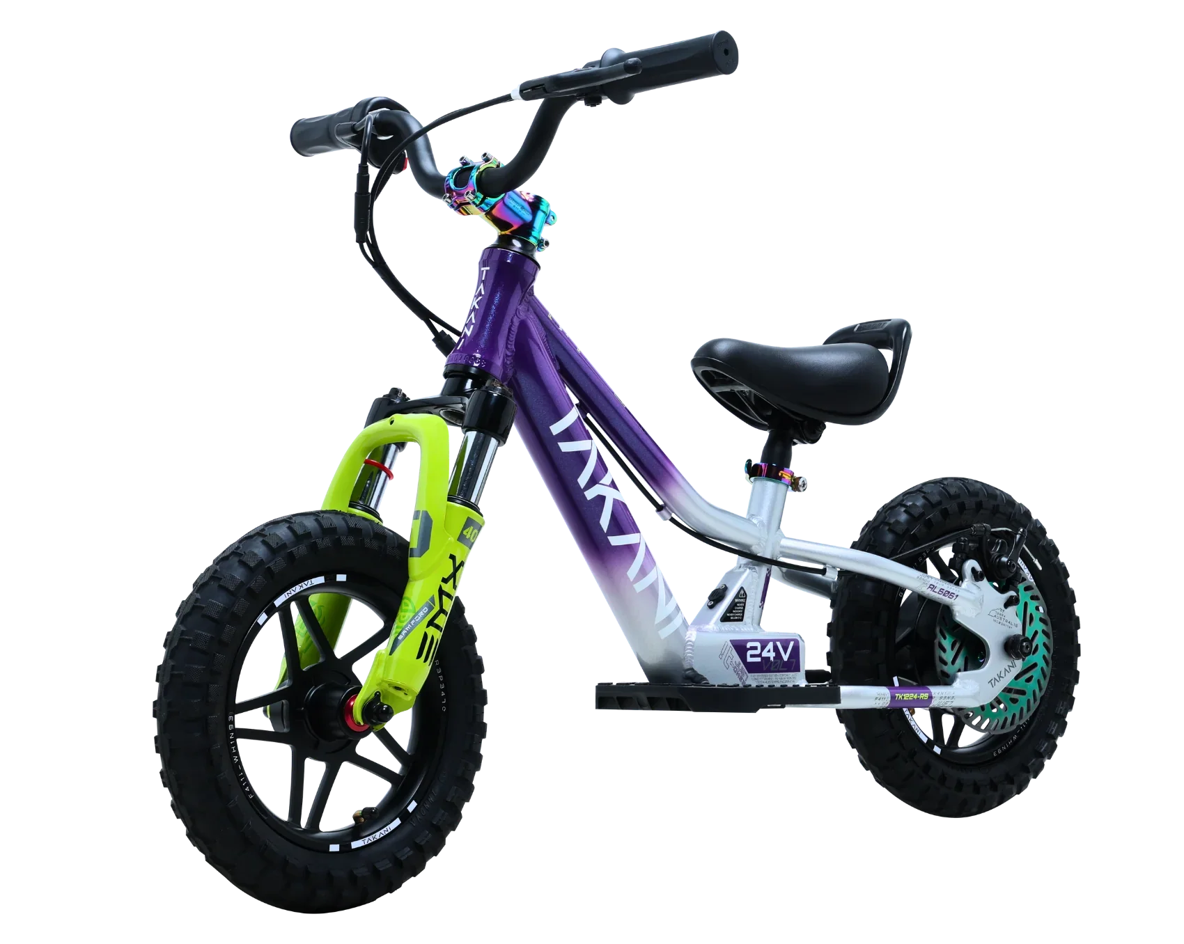 Takani TK1224 12" Electric Kids Bike - Image 3