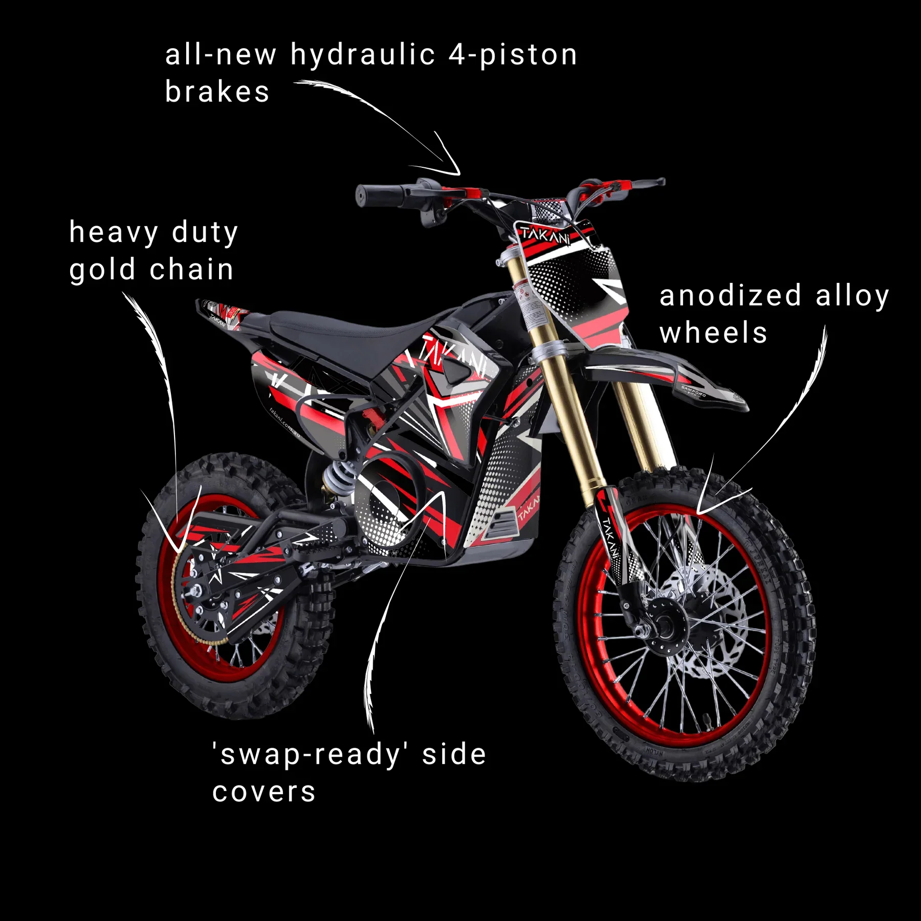 Takani TK1412-20 Kids Electric Dirt Bike - Image 5