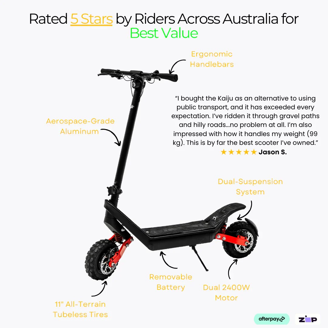 The Simple Commute Kaiju Dual-Motor Electric Scooter AWD - Image 11
