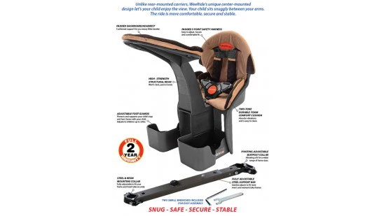WeeRide Deluxe Bike Child Seat - Image 4